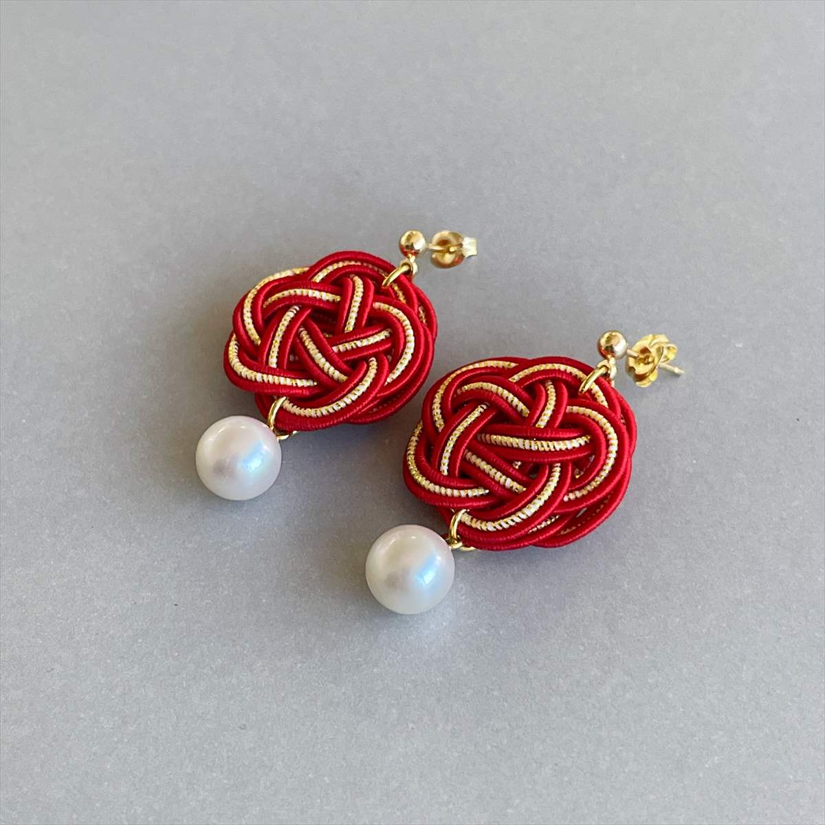 水引パールピアス