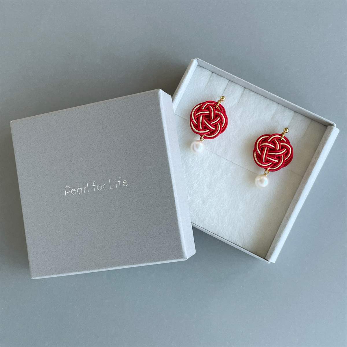 水引パールピアス