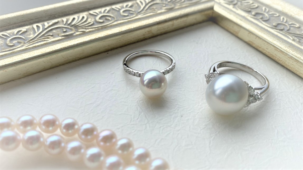 一粒パールリング